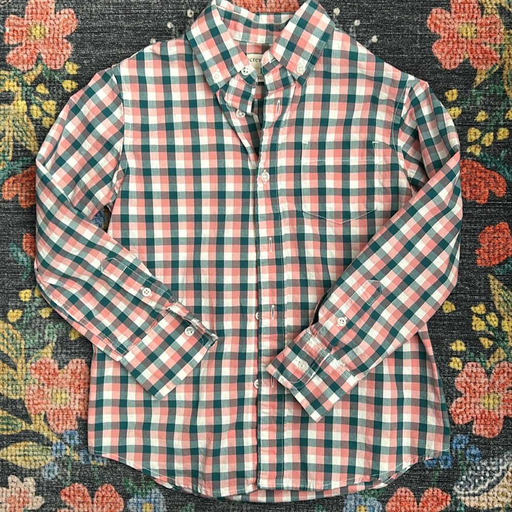 Crewcuts Boys Checkered Button-Down Shirt, Size 4-5